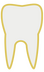 Icon Zahn soll herausnehmbaren Zahnersatz darstellen